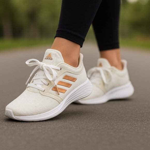 adidas Shoes - Adidas Edge Lux 3 EF7035 Crystal White Copper Metallic Running Shoes Women’s 9.5